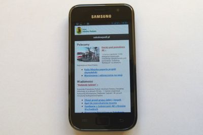 Wersja mobilna serwisu miejskiego