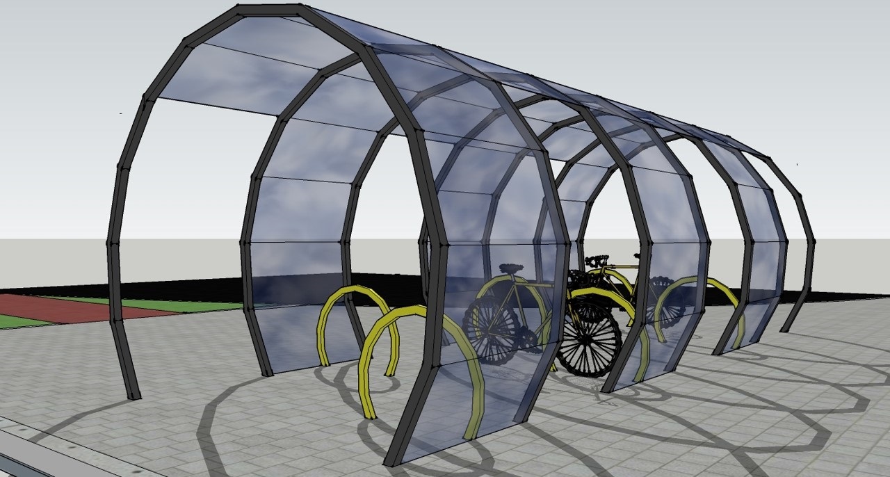 wizualizacja stacja wypożyczeń rowerów