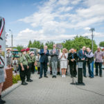 foto: Odsłonięto pomnik  Pamięci sokołowian-Żołnierzy Armii Krajowej, cichociemnych - spadochroniarzy walczących o Niepodległość Ojczyzny - 6T6A8820 150x150