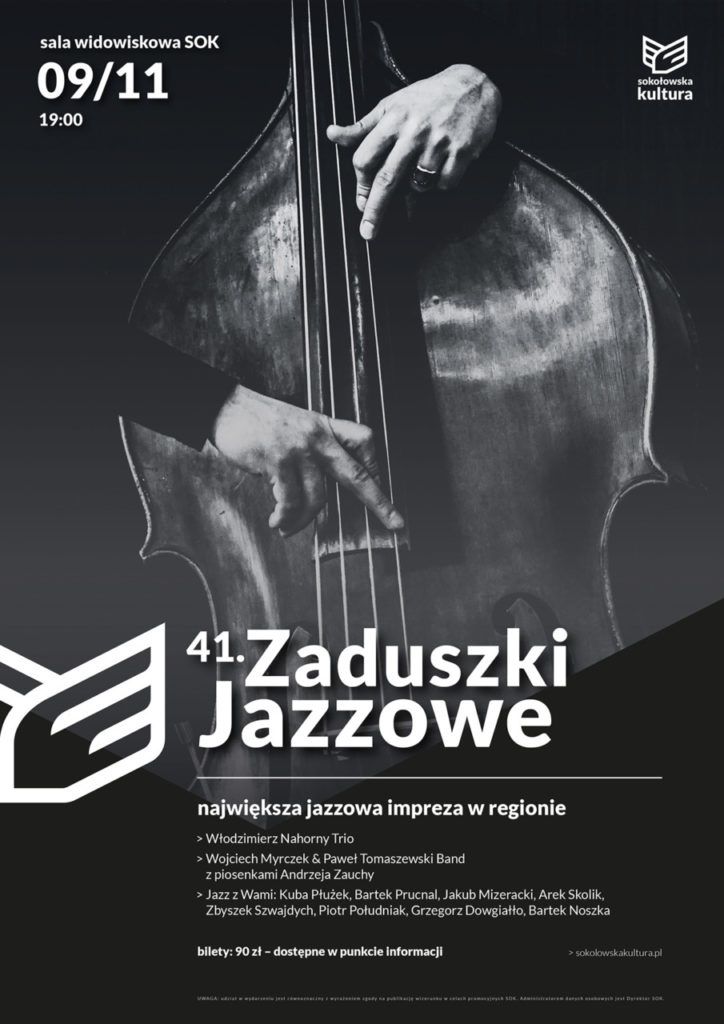 foto: 41. Zaduszki Jazzowe w Sokołowie Podlaskim - zaduszki2019 724x1024