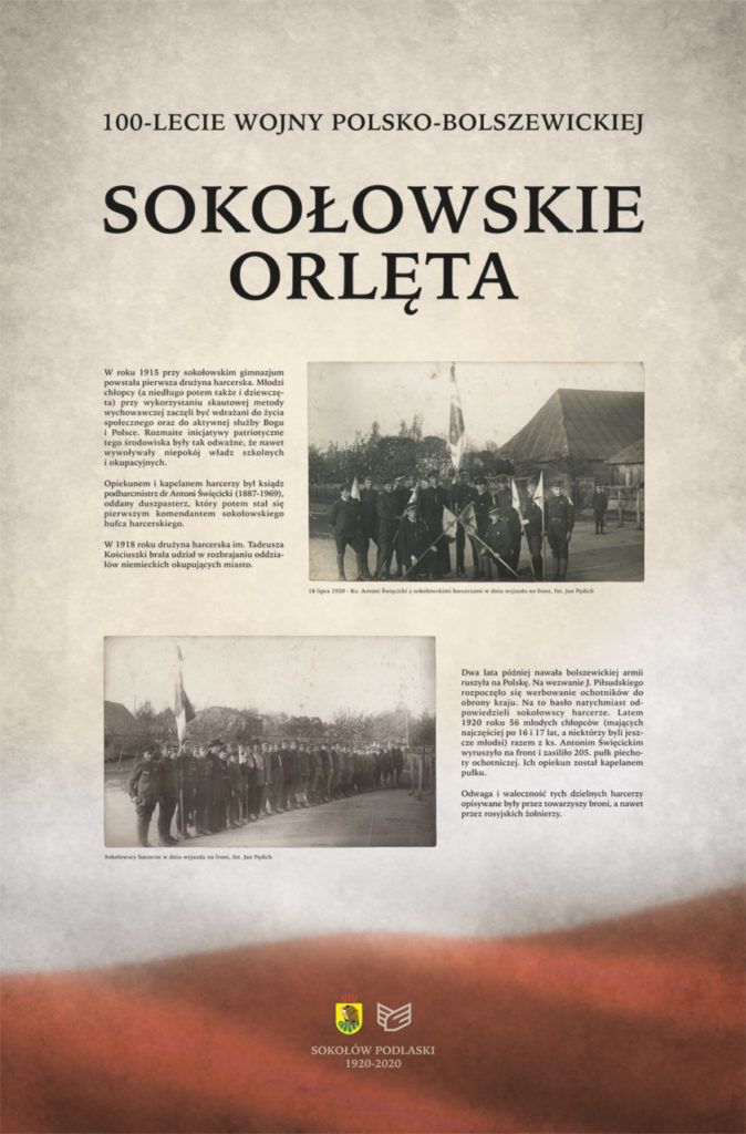 foto: Wystawa "Sokołowskie Orlęta" - plansza1 674x1024