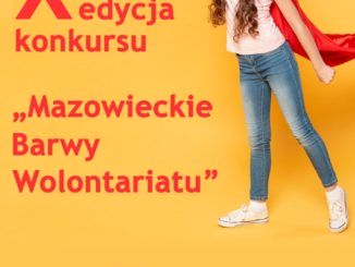Plakat "Mazowiecke barwy wolontariatu"