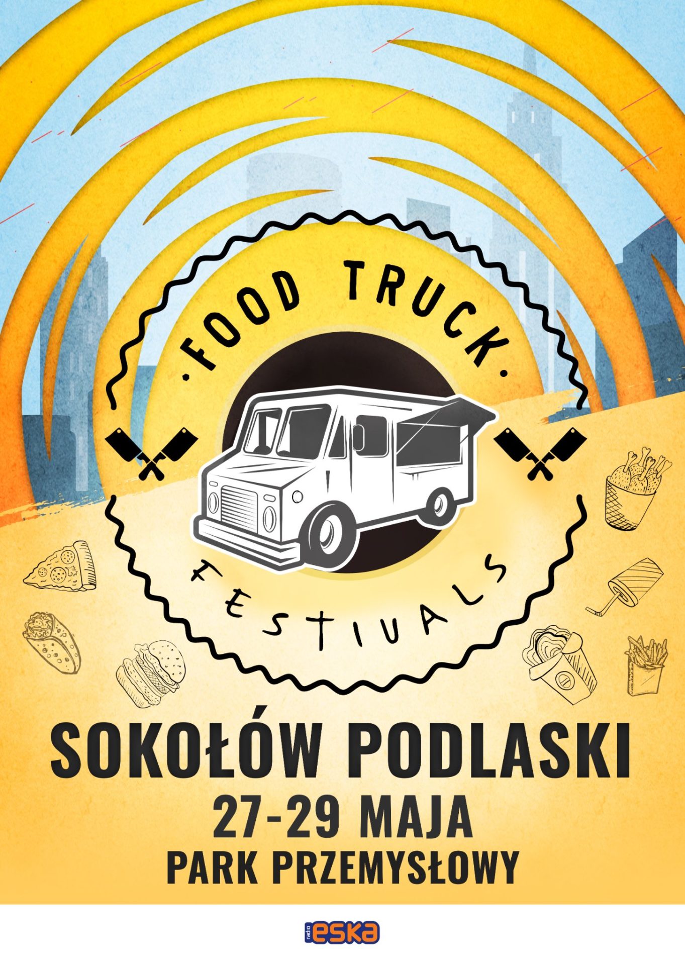 foto: Food Truck Festivals już 27 maja - Sok. podl plakat n 1363x1920