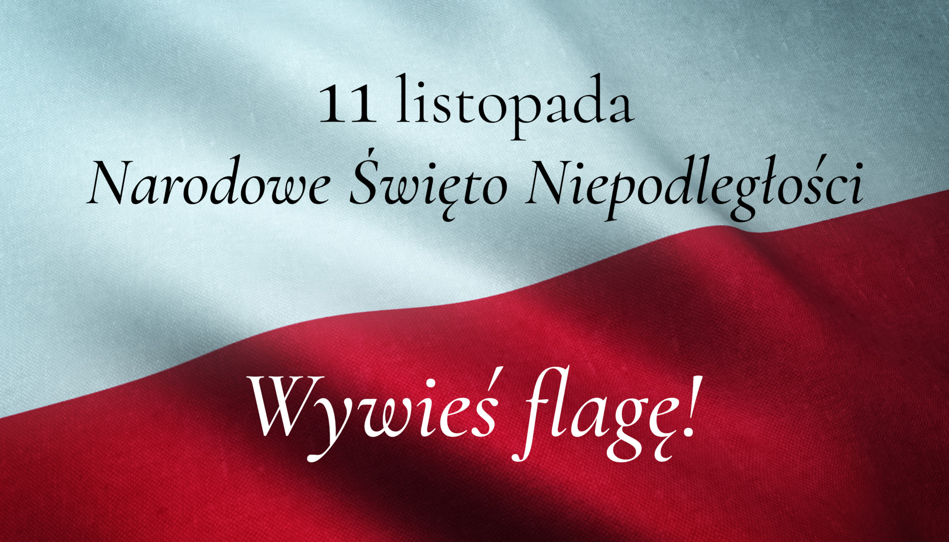foto: 11 listopada - wywieś flagę - closeup shot of the waving flag of poland with interesting textures