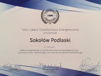 Dyplom Lidera Transformacji Energetycznej