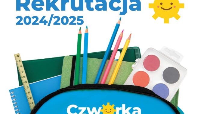 Nagłówek plakatu z logo szkoły - grafika ilustracyjna